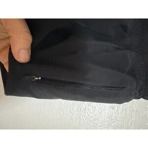 CRZ yoga black short shorts activewear sz XS, no tag measurements provided